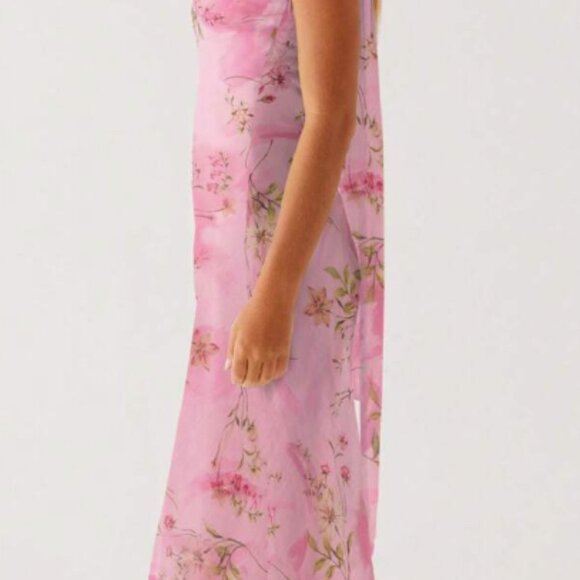 Womens Floral Strapless Dress Y2k Backless Sleeveless Tube Maxi Long Dresses Sex - Picture 4 of 4